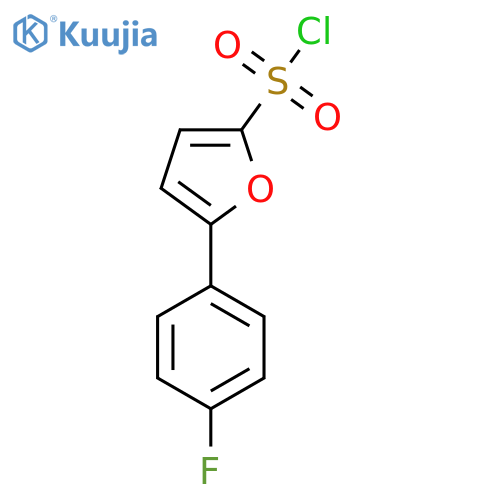5-(4-fluorophenyl)furan-2-sulfonyl chloride structure
