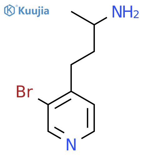 4-(3-bromopyridin-4-yl)butan-2-amine structure