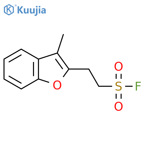 2-(3-methyl-1-benzofuran-2-yl)ethane-1-sulfonyl fluoride structure