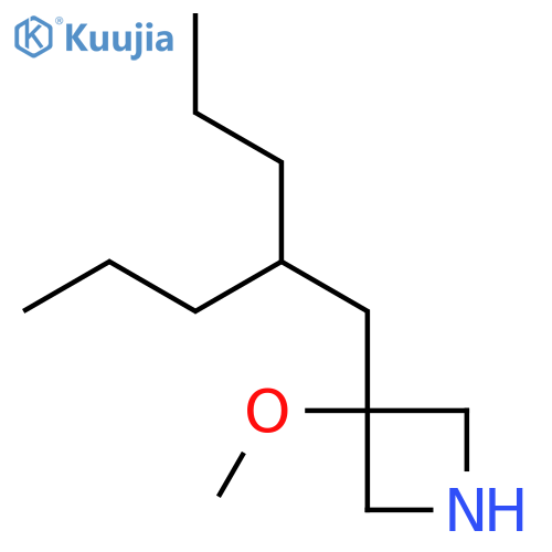 3-methoxy-3-(2-propylpentyl)azetidine structure