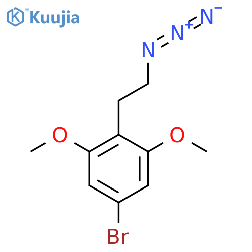 2-(2-azidoethyl)-5-bromo-1,3-dimethoxybenzene structure