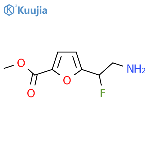 methyl 5-(2-amino-1-fluoroethyl)furan-2-carboxylate structure
