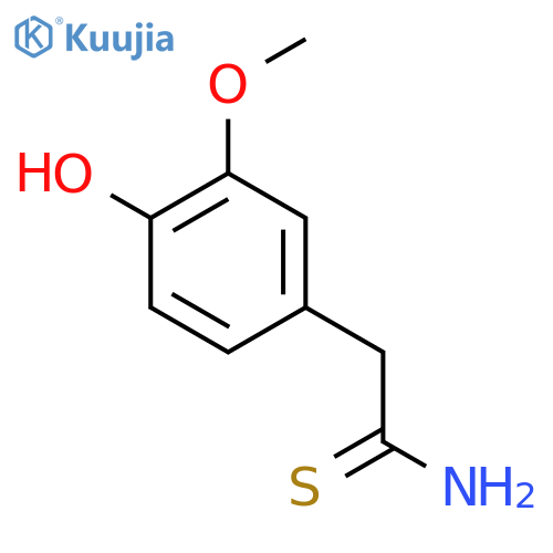 2-(4-Hydroxy-3-methoxyphenyl)ethanethioamide structure
