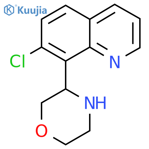 7-chloro-8-(morpholin-3-yl)quinoline structure