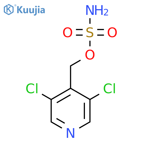 (3,5-dichloropyridin-4-yl)methyl sulfamate structure