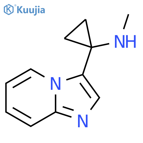 1-{imidazo1,2-apyridin-3-yl}-N-methylcyclopropan-1-amine structure