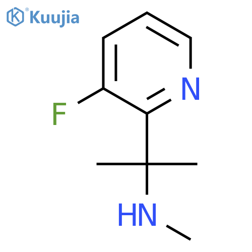2-(3-fluoropyridin-2-yl)propan-2-yl(methyl)amine structure