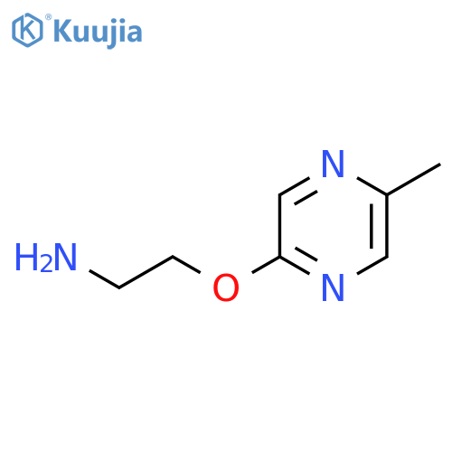 2-(5-methylpyrazin-2-yl)oxyethan-1-amine structure