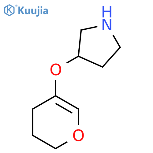 3-(3,4-dihydro-2H-pyran-5-yloxy)pyrrolidine structure