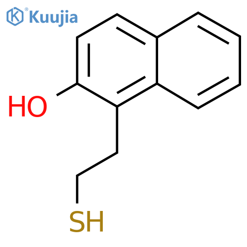 1-(2-sulfanylethyl)naphthalen-2-ol structure