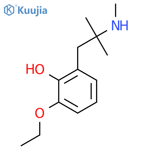 2-ethoxy-6-2-methyl-2-(methylamino)propylphenol structure
