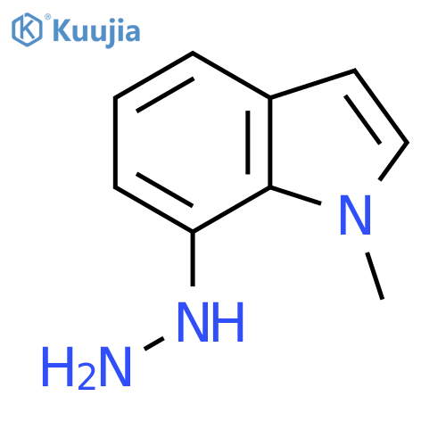7-hydrazinyl-1-methyl-1H-indole structure
