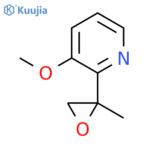 3-methoxy-2-(2-methyloxiran-2-yl)pyridine structure