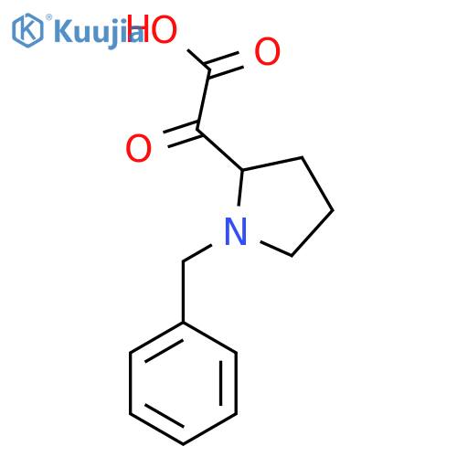 2-(1-benzylpyrrolidin-2-yl)-2-oxoacetic acid structure