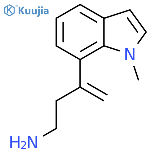 3-(1-methyl-1H-indol-7-yl)but-3-en-1-amine structure
