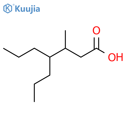 3-methyl-4-propylheptanoic acid structure