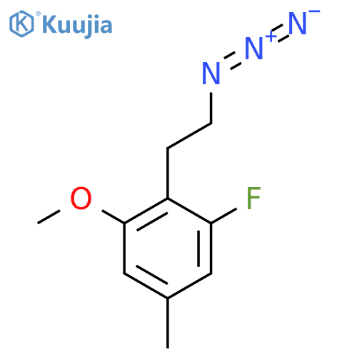 2-(2-azidoethyl)-1-fluoro-3-methoxy-5-methylbenzene structure