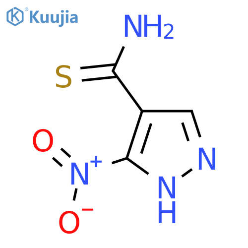 3-nitro-1H-pyrazole-4-carbothioamide structure
