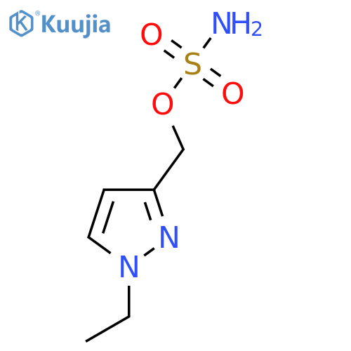 (1-ethyl-1H-pyrazol-3-yl)methyl sulfamate structure