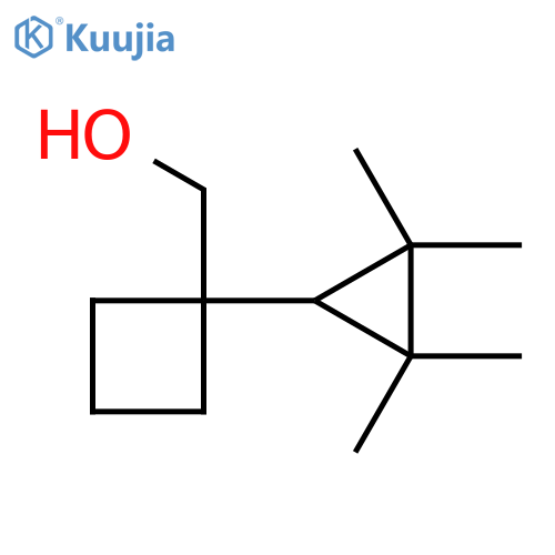 1-(2,2,3,3-tetramethylcyclopropyl)cyclobutylmethanol structure