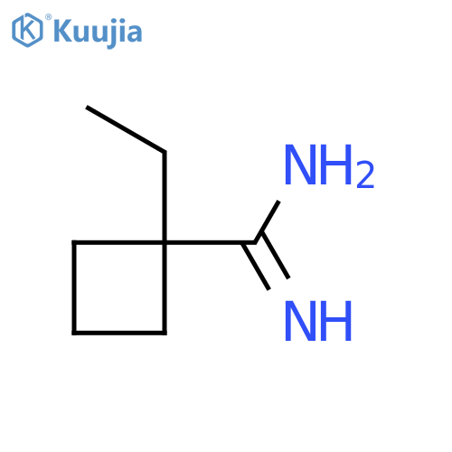1-ethylcyclobutane-1-carboximidamide structure