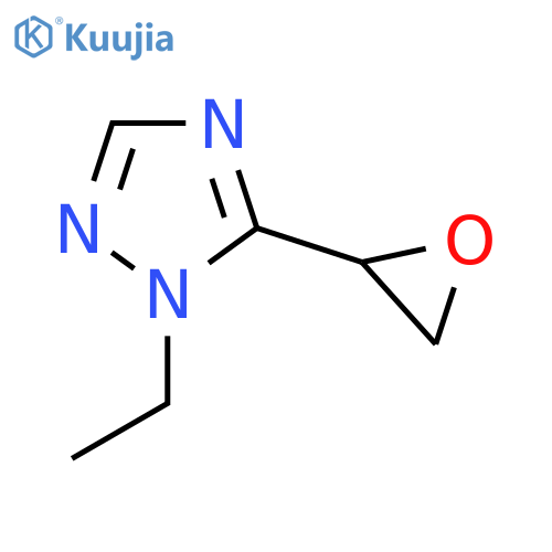 1-ethyl-5-(oxiran-2-yl)-1H-1,2,4-triazole structure