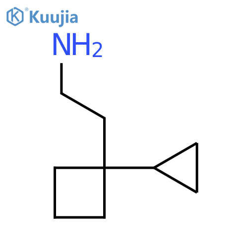 2-(1-Cyclopropylcyclobutyl)ethan-1-amine structure