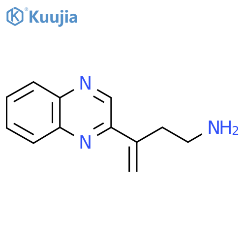 3-(quinoxalin-2-yl)but-3-en-1-amine structure