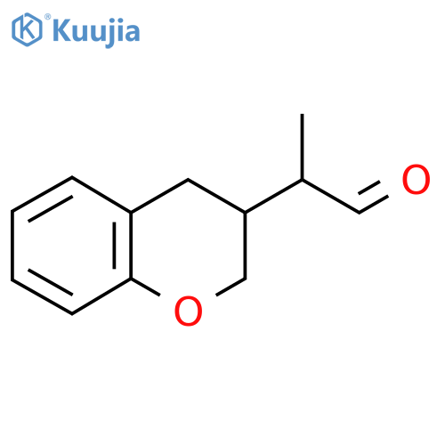 2-(3,4-dihydro-2H-1-benzopyran-3-yl)propanal structure
