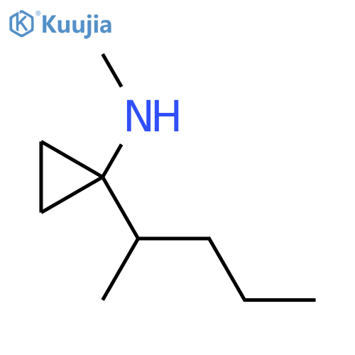 N-methyl-1-(pentan-2-yl)cyclopropan-1-amine structure