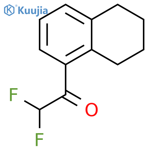 2,2-difluoro-1-(5,6,7,8-tetrahydronaphthalen-1-yl)ethan-1-one structure