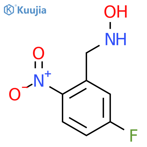 N-(5-fluoro-2-nitrophenyl)methylhydroxylamine structure