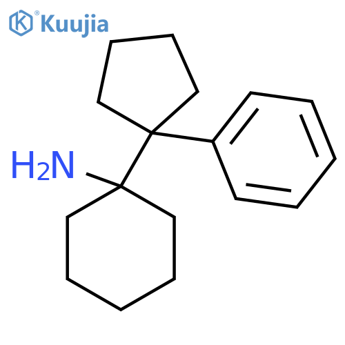 1-(1-phenylcyclopentyl)cyclohexan-1-amine structure