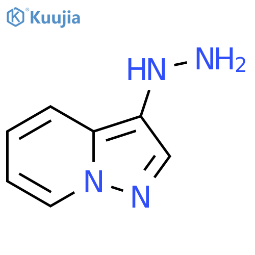 {pyrazolo1,5-apyridin-3-yl}hydrazine structure