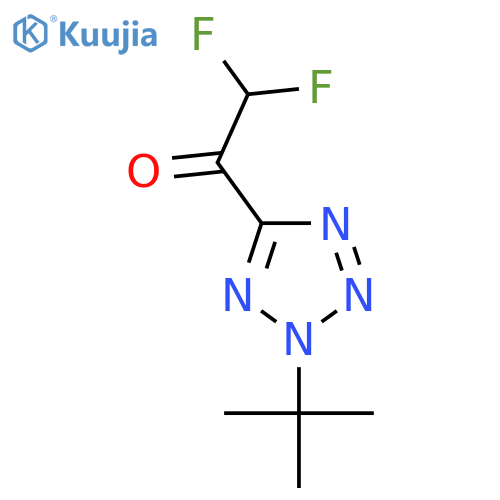 1-(2-tert-butyl-2H-1,2,3,4-tetrazol-5-yl)-2,2-difluoroethan-1-one structure