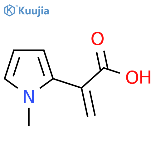 2-(1-methyl-1H-pyrrol-2-yl)prop-2-enoic acid structure