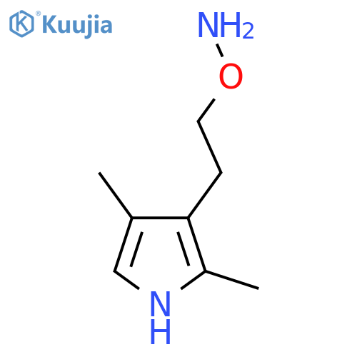 O-2-(2,4-dimethyl-1H-pyrrol-3-yl)ethylhydroxylamine structure