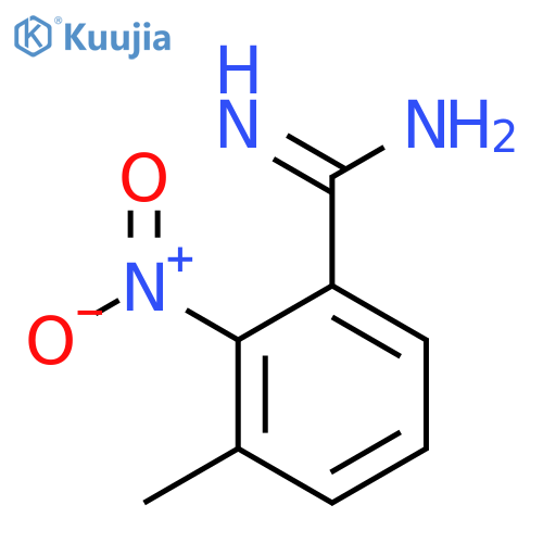 3-methyl-2-nitrobenzene-1-carboximidamide structure
