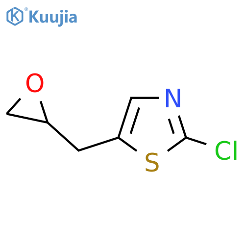 2-chloro-5-(oxiran-2-yl)methyl-1,3-thiazole structure