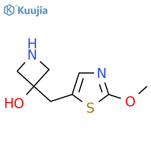 3-(2-methoxy-1,3-thiazol-5-yl)methylazetidin-3-ol structure
