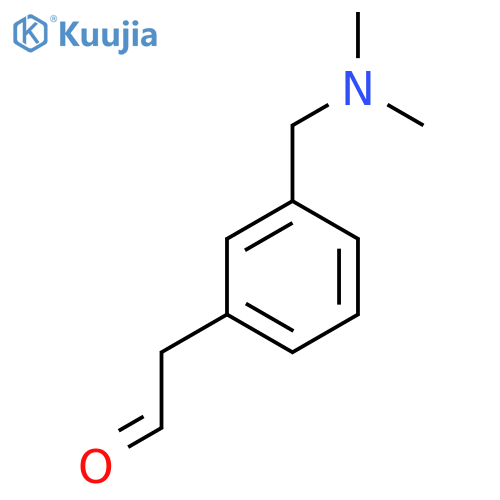 2-{3-(dimethylamino)methylphenyl}acetaldehyde structure