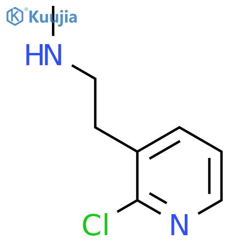 2-(2-chloropyridin-3-yl)ethyl(methyl)amine structure