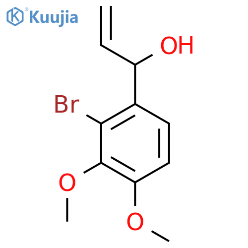 1-(2-bromo-3,4-dimethoxyphenyl)prop-2-en-1-ol structure