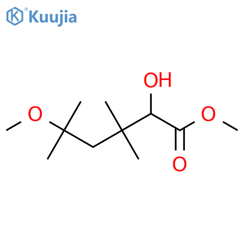 methyl 2-hydroxy-5-methoxy-3,3,5-trimethylhexanoate structure