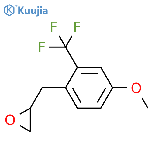 2-{4-methoxy-2-(trifluoromethyl)phenylmethyl}oxirane structure