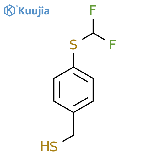 {4-(difluoromethyl)sulfanylphenyl}methanethiol structure