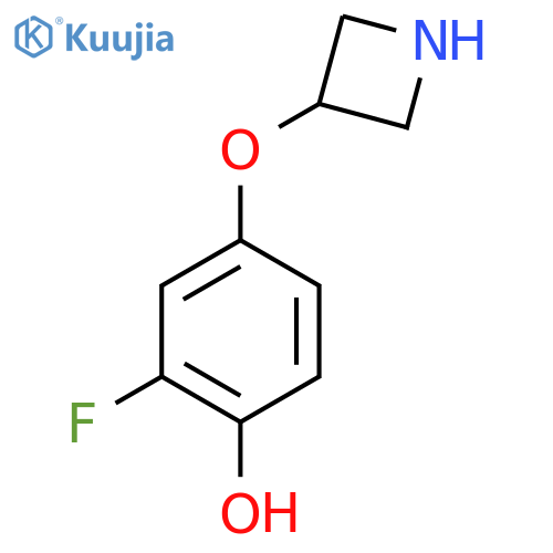 4-(azetidin-3-yloxy)-2-fluorophenol structure