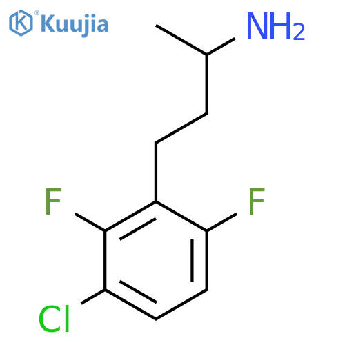 4-(3-chloro-2,6-difluorophenyl)butan-2-amine structure