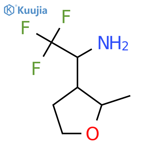 2,2,2-trifluoro-1-(2-methyloxolan-3-yl)ethan-1-amine structure