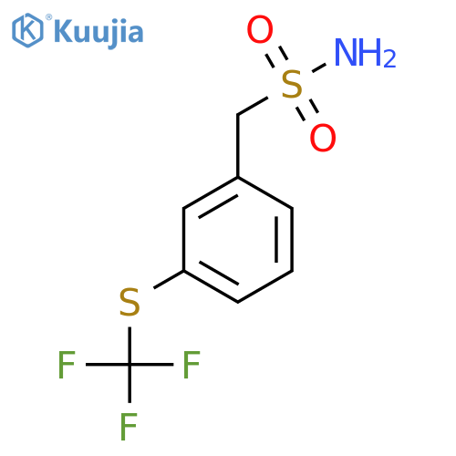{3-(trifluoromethyl)sulfanylphenyl}methanesulfonamide structure